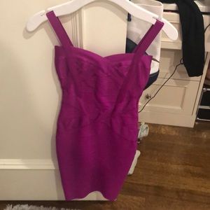 Fake purple Herve leger dress